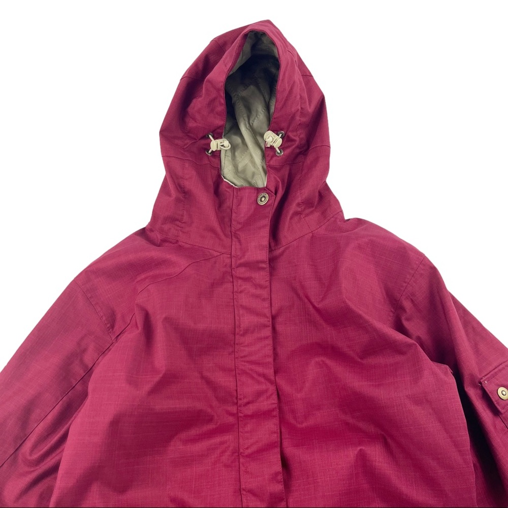 Ride Snowboards Cell Five Nylon Waterproof Teflon Hooded Hoodie Snow Jacket Top - Picture 3 of 11